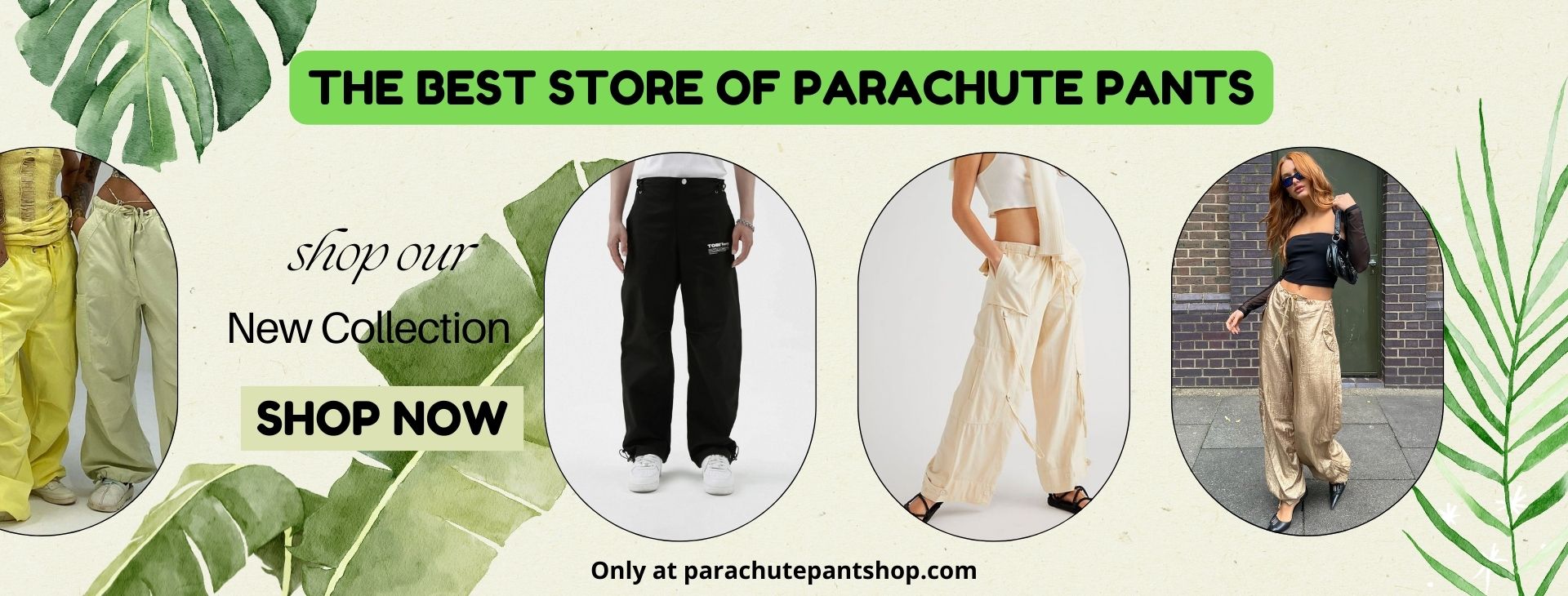 parachutepantshop.com Banner - Parachute Pant Shop